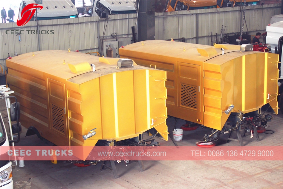 5000L 도로 청소차 상부구조