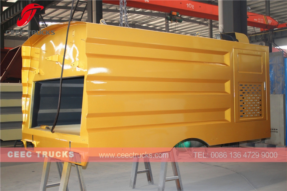 5000L 도로 청소차 상부구조