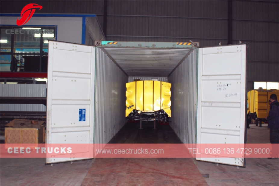 5000L 도로 청소차 상부구조