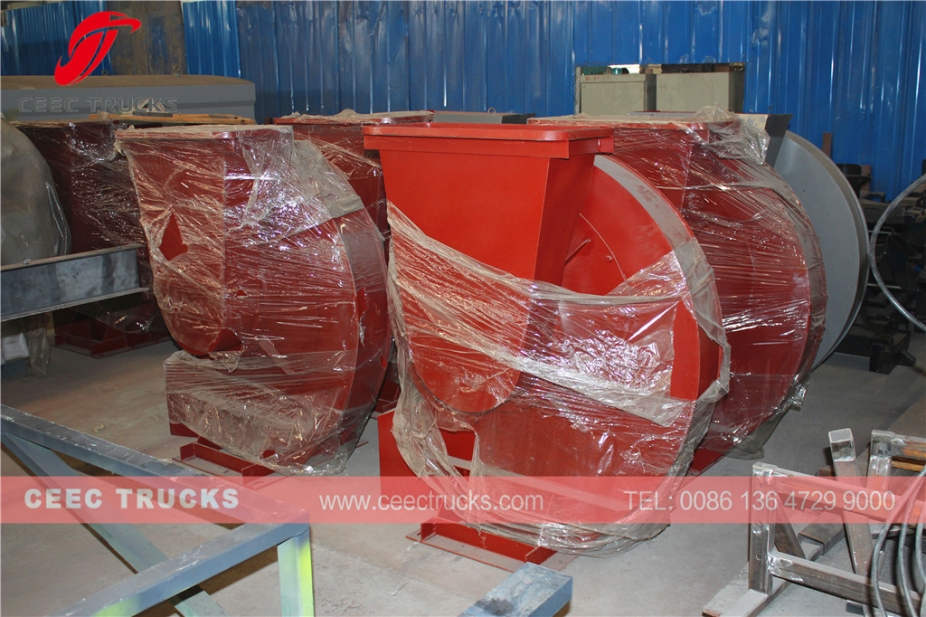 5000L 도로 청소차 상부구조