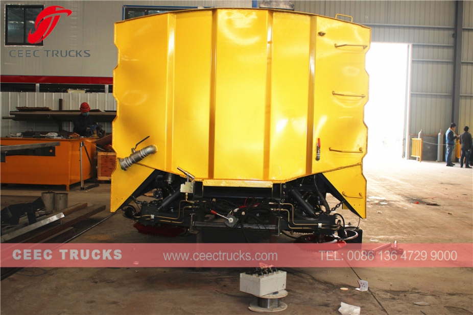 5000L 도로 청소차 상부구조