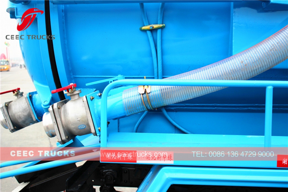 동풍 8,000리터 정화조 흡입 트럭