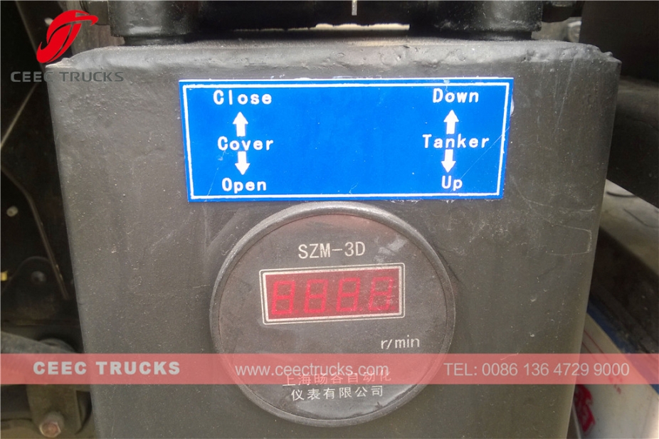 이수즈 8,000리터 정화조 청소 트럭