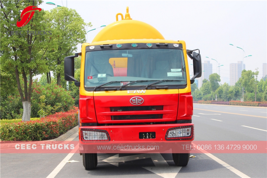 FAW 18CBM 정화조 청소 탱크 트럭