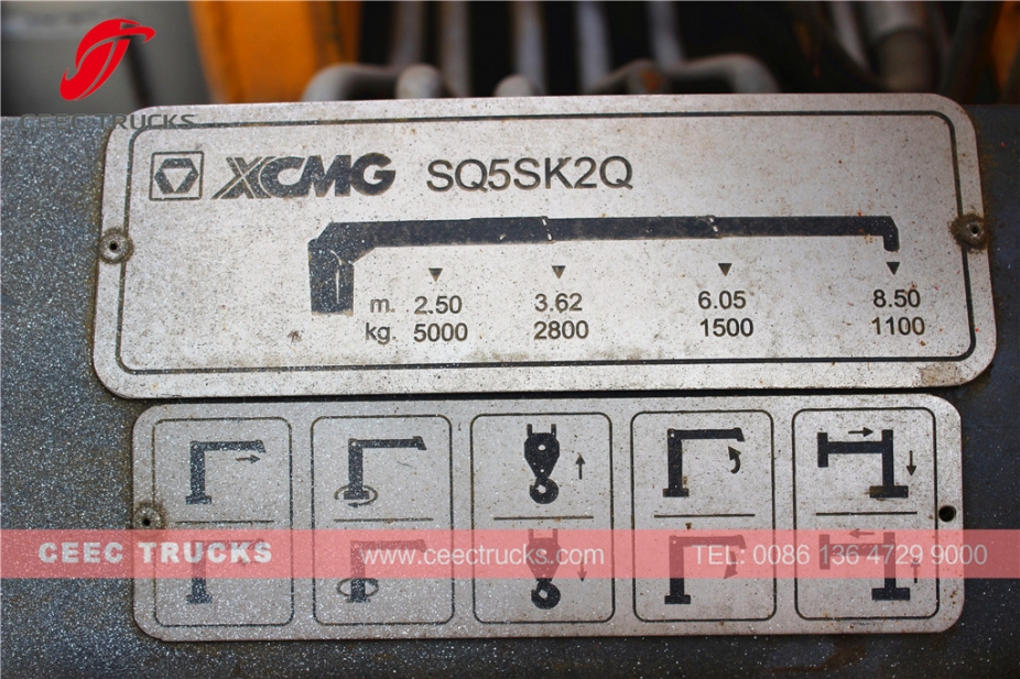 BEIBEN 5 T truck mounted crane lorry trucks