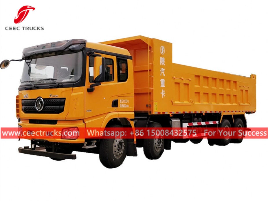 샤먼 8x4 덤프트럭