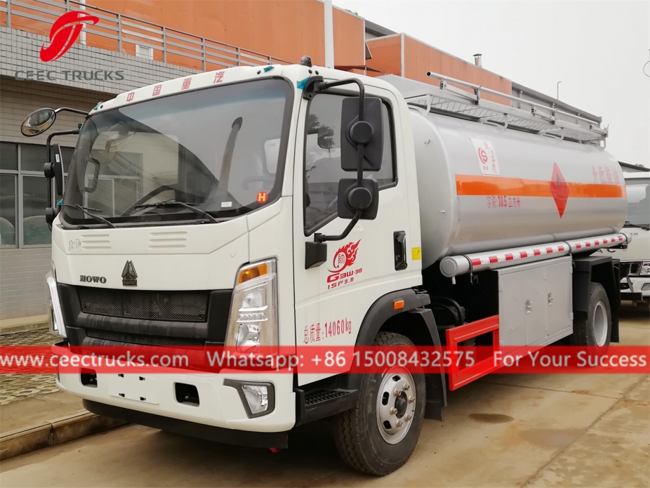 10.5CBM HOWO 연료 탱크로리
