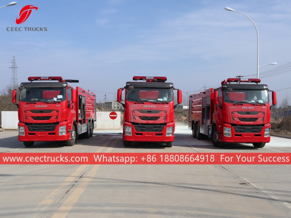 10,000L 건조 분말 소방차