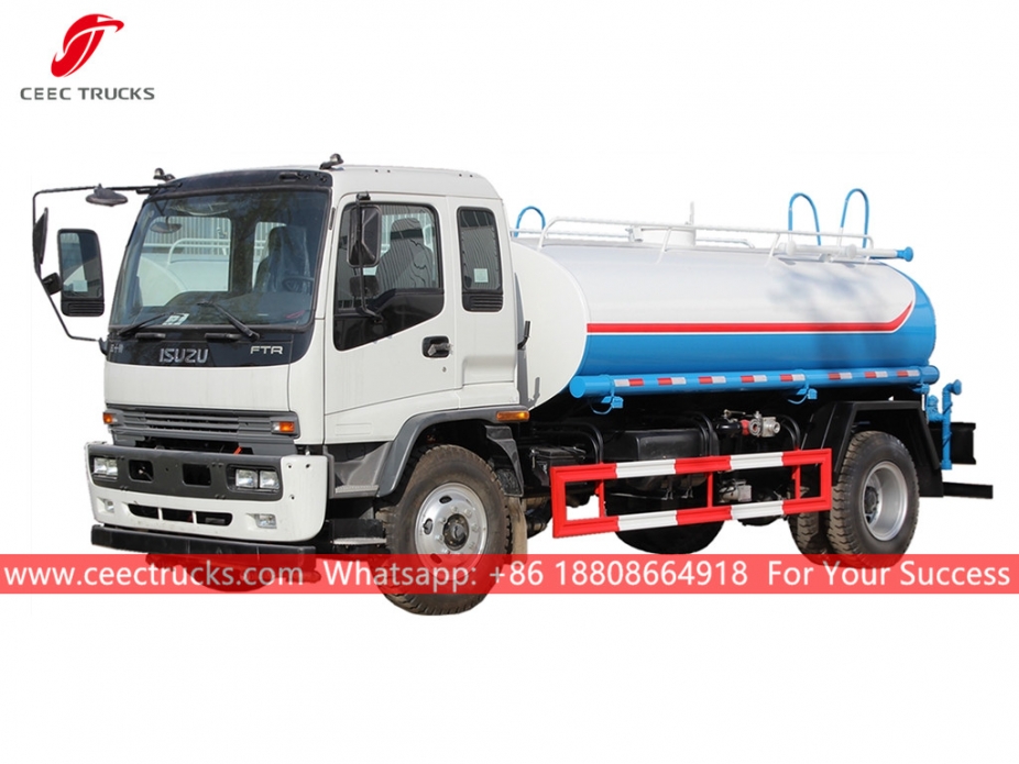 Isuzu 10CBM GIGA 4X water sprinkler tanker truck