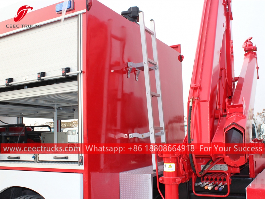 이수즈 FVR 크레인 장착 구조차