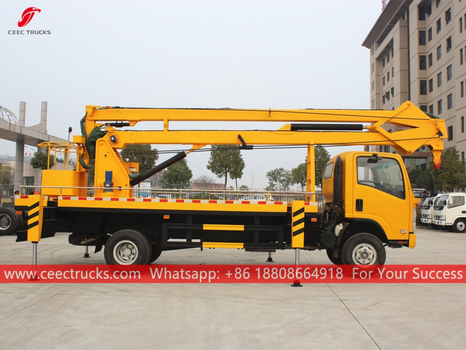 이수즈 18m 맨리프트 차량