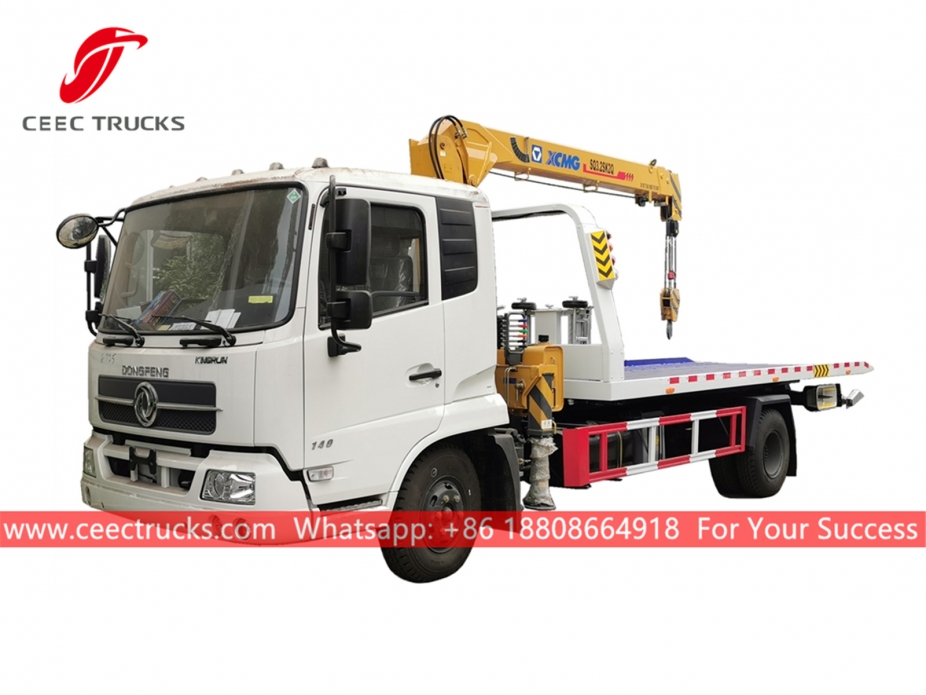 5톤 크레인 장착 견인차