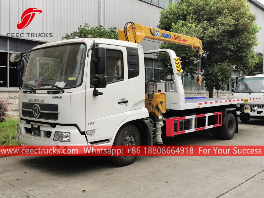 5톤 크레인 장착 견인차