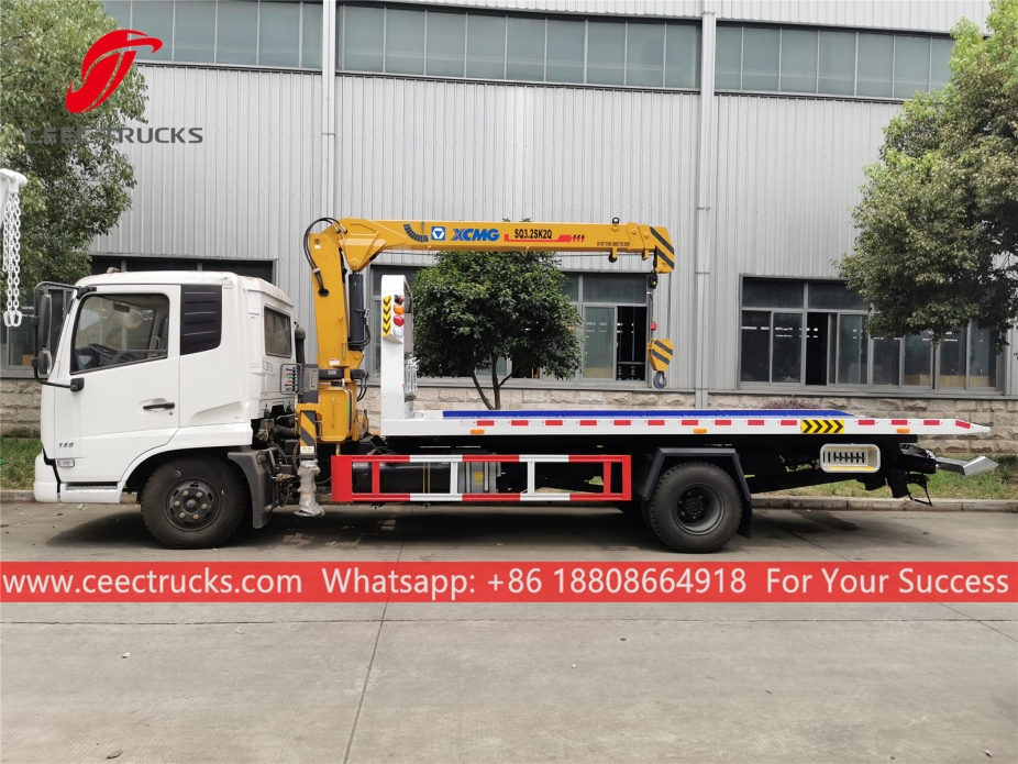 5톤 크레인 장착 견인차