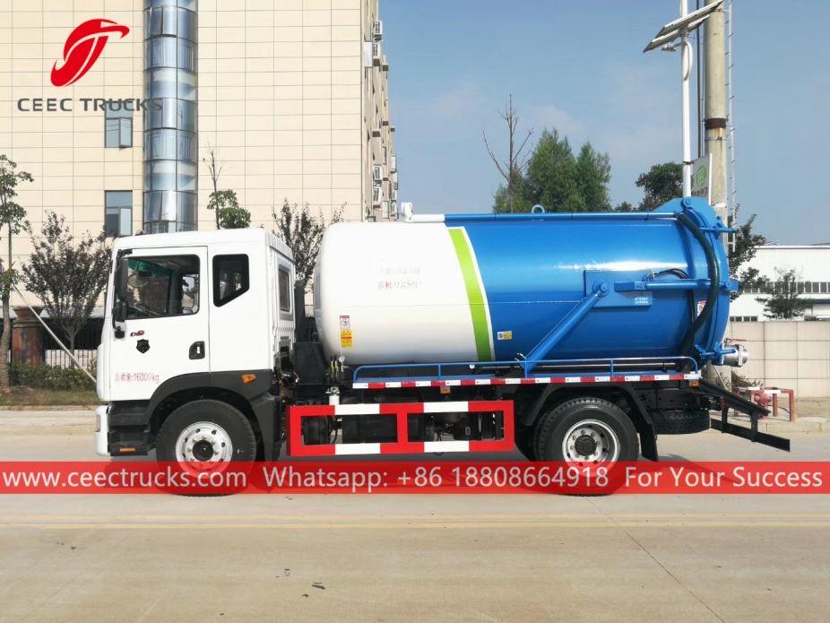 동풍 10CBM 하수 흡입 트럭