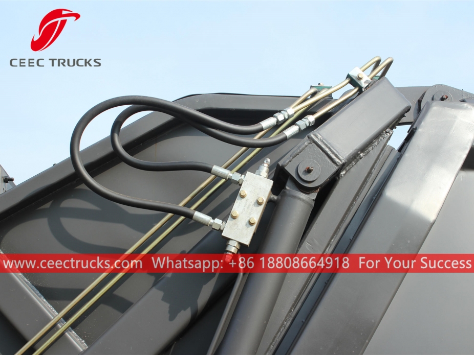 european standard 6,000 liters refuse compactor truck upper body