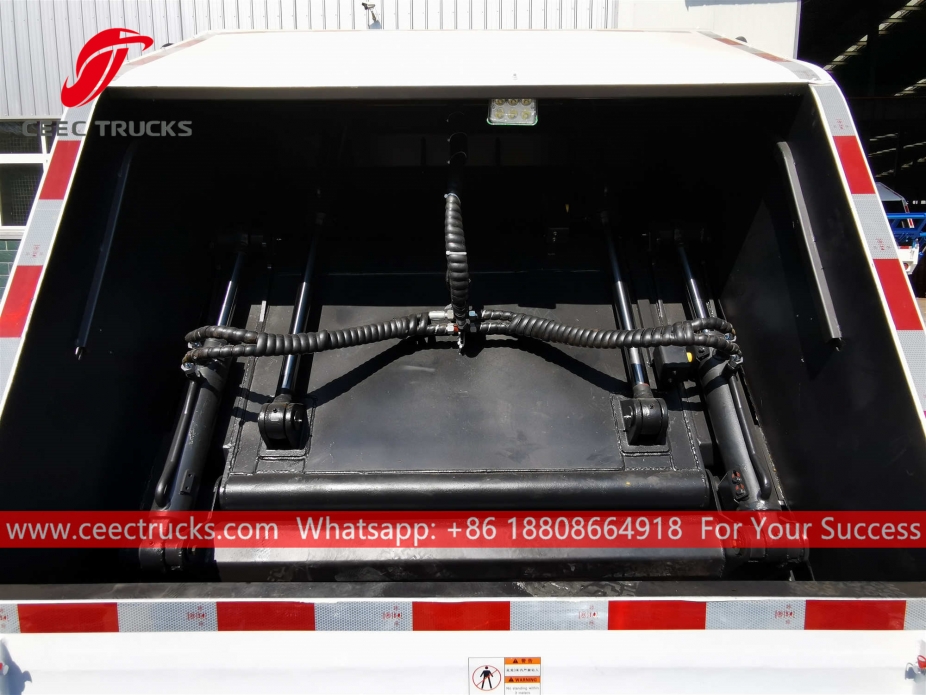 동풍 6CBM 후면 적재 쓰레기 트럭