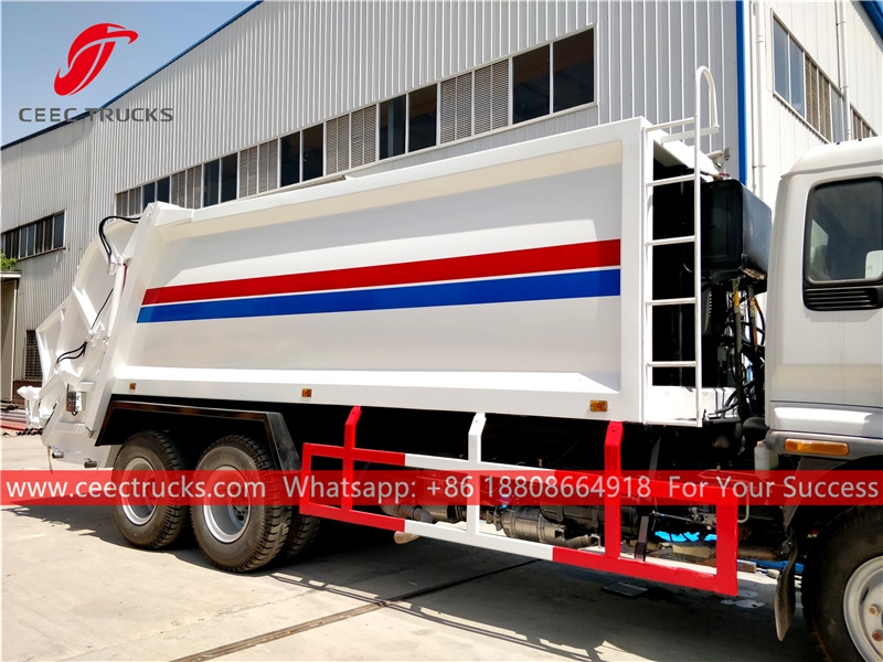 이스즈 16CBM 폐기물 압축 트럭