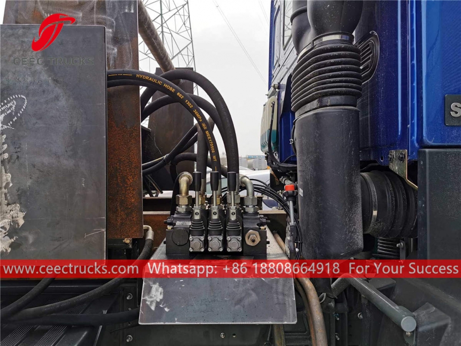 HOWO 우핸들 스윙암 쓰레기 트럭