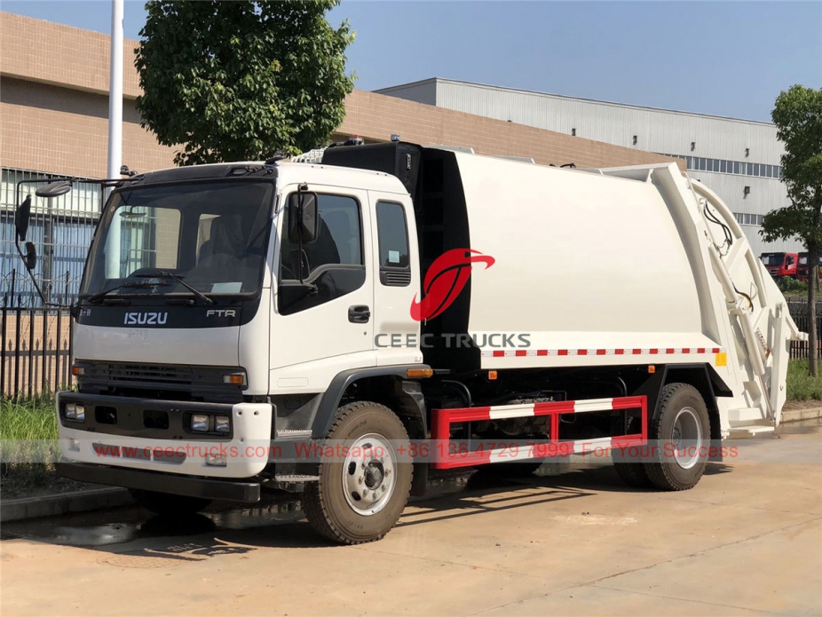 ISUZU 12CBM 폐기물 압축 트럭