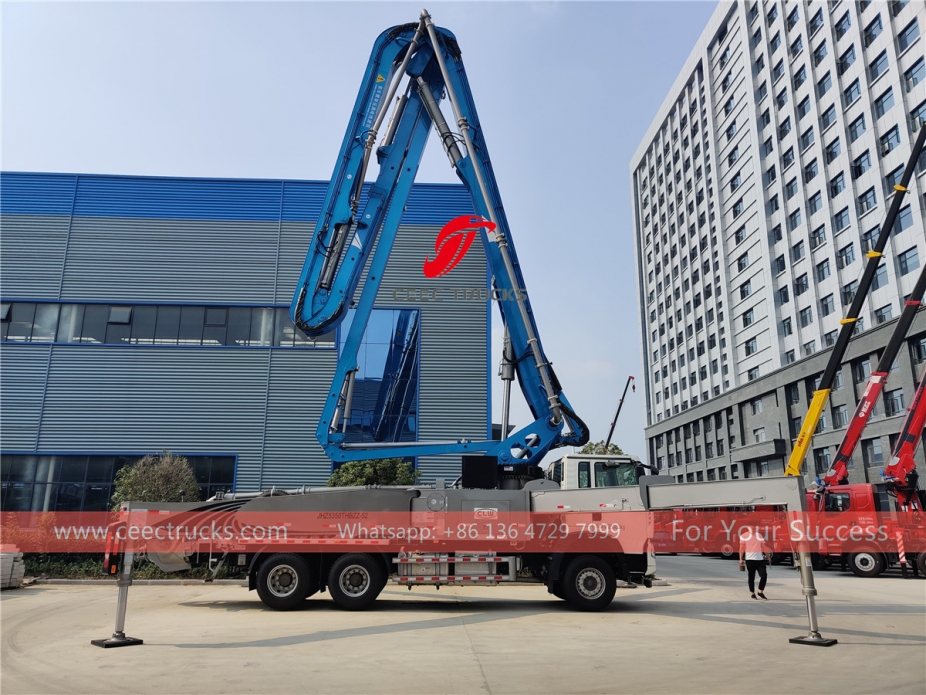 38m 시멘트 펌프 트럭 HOWO