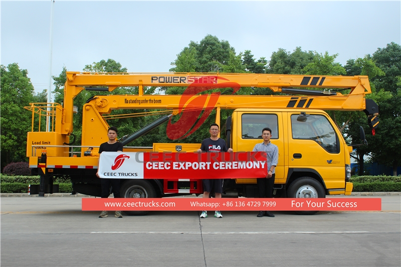 이스즈 18미터 고소 작업대 트럭