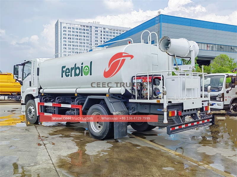 16CBM 대용량의 이스즈 기가 고효율 방진 트럭