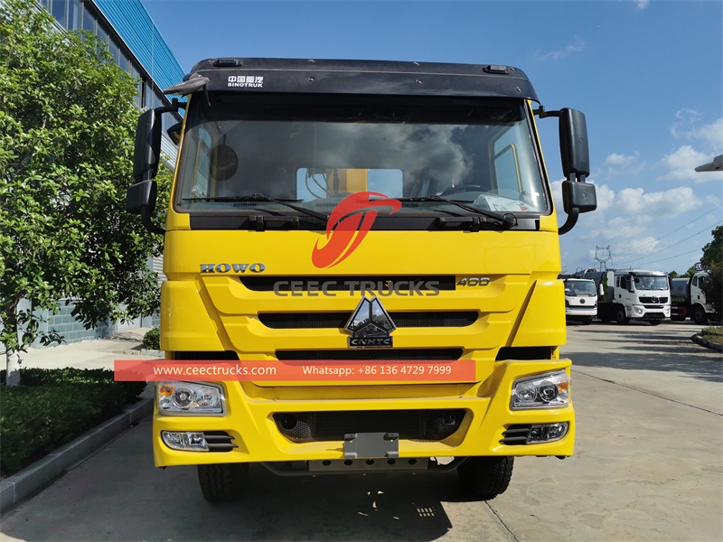 Sinotruk 6×4 400HP 트럭 장착 크레인 XCMG