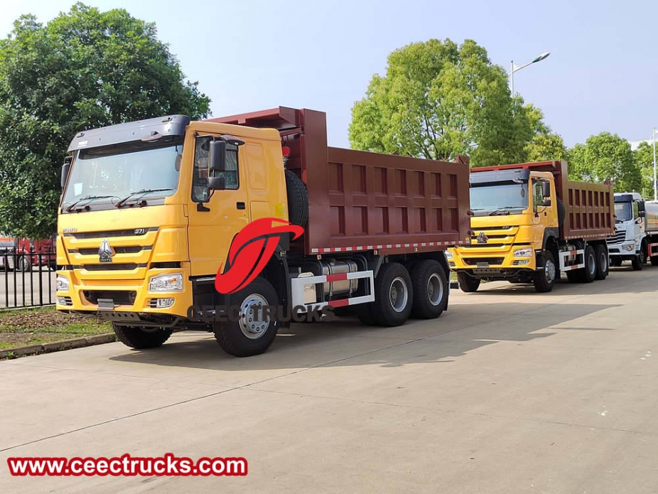 Howo 371마력 광산 덤프트럭