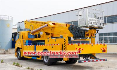 Isuzu 45m mounted aerial work platform truck