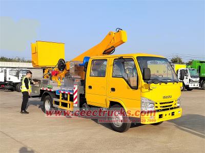  Isuzu new NPR double cabin 16m Hydraulic aerial lifter truck