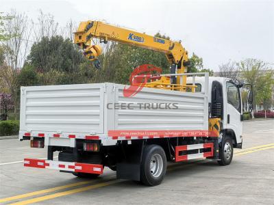 Isuzu NPR 190hp boom crane truck