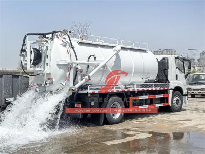 ISUZU FTR 12000L combination sewer truck for sale
