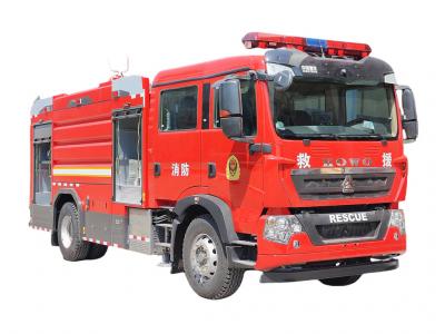 SINOTRUK HOWO fire department tanker truck