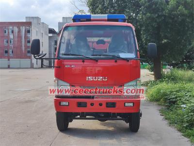 Isuzu 120HP offroad apparatus tanker fire truck