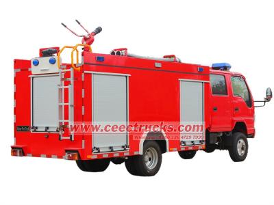 Isuzu 120HP offroad apparatus tanker fire truck