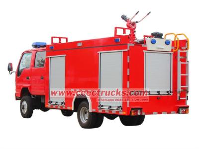 Isuzu 120HP offroad apparatus tanker fire truck