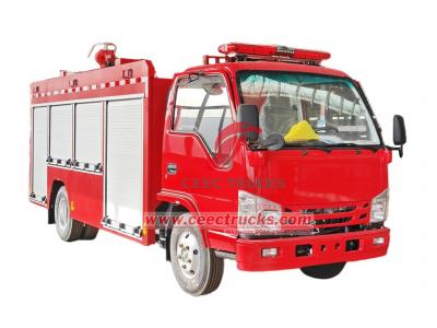 Isuzu 120HP light duty tanker fire department truck