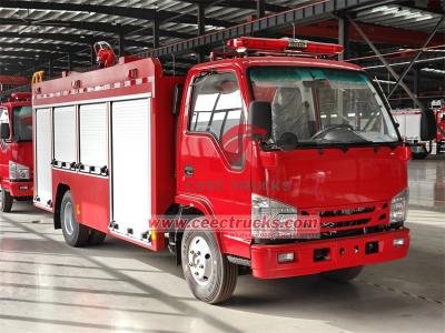 Isuzu 120HP light duty tanker fire department truck