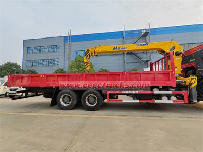 HOWO 380HP heavy boom crane truck