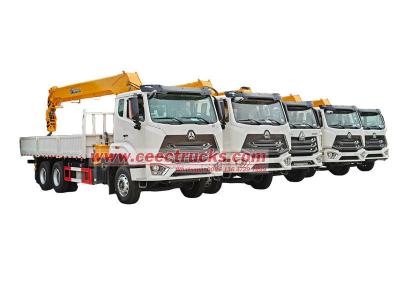 HOWO 12Ton heavy boom crane truck