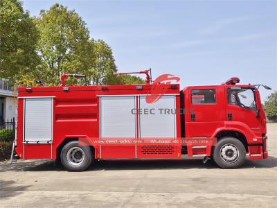 Isuzu  GIGA 4X dry powder fire fighting truck