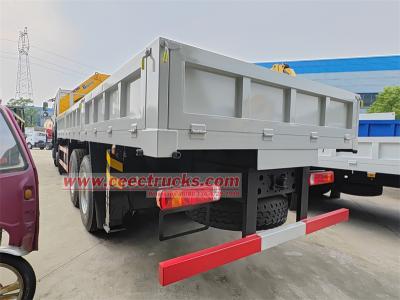 HOWO 8x4 heavy-duty knuckle crane truck