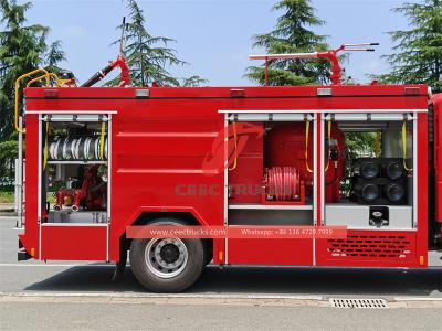 Isuzu  GIGA 4X dry powder fire fighting truck