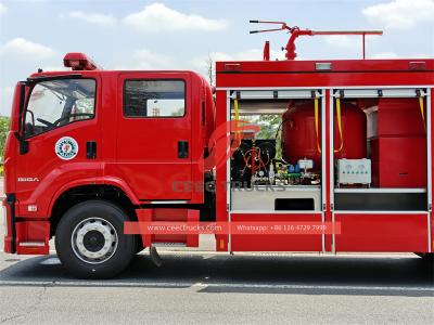 Isuzu  GIGA 4X dry powder fire fighting truck