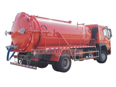Howo 10 cbm septic tank pump truck