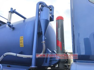 Howo 15 cbm septic tank pump truck