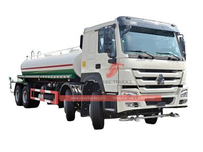 Howo heavy 380HP city water tank truck