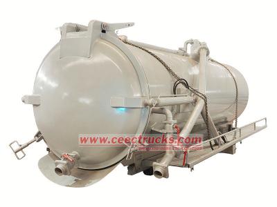 sludge vacuum pump tanker truck superstructure