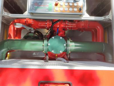 HOWO TX 6x4 double row water fire truck